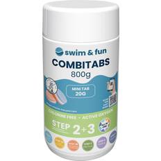 Swim & Fun Poolkemi Swim & Fun Combitabs Klorfri 3 i 1 Tabs 800 g