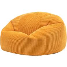 Bean Bags ICON Jumbo Cord Comfortable Lounging Ochre Yellow Bean Bag