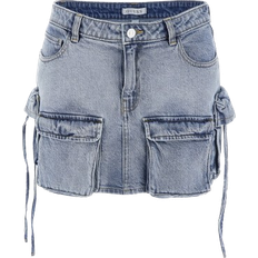 Guess Skirts Guess Cargo Denim Mini Skirt - Blue