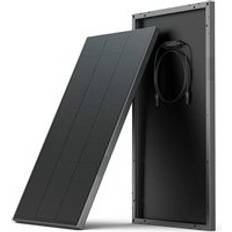 EF 2PCS 100W Rigid Solar Panel with High Efficiency Solar Modules, IP68 Waterproofing, Ideal for Off-Grid Solar Panel Kits, PV Charging