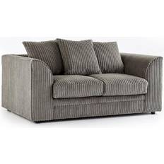 Furniture 786 Chicago Jumbo Grey Sofa 155cm 3 Seater