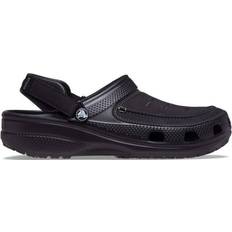 Klettband Pantoletten Crocs Yukon Vista II LiteRide Clog - Black/Slate Grey