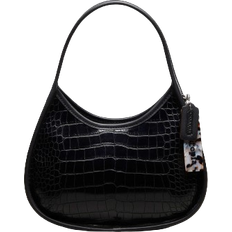 Coach Ergo Bag In Croc Embossed - Black