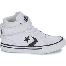 Black leather converse Converse Kid's Pro Blaze Strap Leather - White/Black