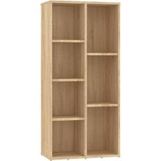Natural Book Shelves vidaXL Scandinavian Style Brown/Sonoma Oak Book Shelf 106cm