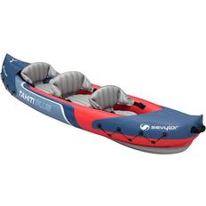 Sevylor Kayak gonflable Tahiti Plus 2 adultes 1 enfant Rouge et bleu