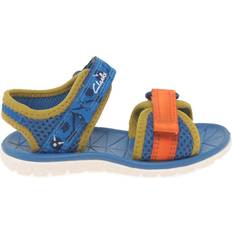 Clarks Sandaler Clarks Kid's Surfing Tide T First Sandals - Blue Print