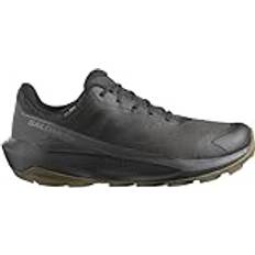 Salomon Men's Elixir Tour Waterproof Hiking Shoe, Black Asphalt Castlerock