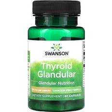 Vitamins & Supplements Swanson Thyroid Gland 200 mg 60 Capsules 60 pcs