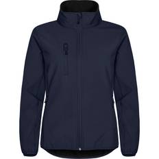 Blå - Softshell-jakke Jakker Clique Classic Dame Softshell Jakke