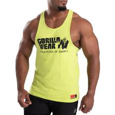 Gula - Herr Linnen Gorilla Wear Classic Tank Top, Wild Lime