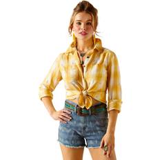 Mujer - Verde Camisas Ariat Billie Jeans Western Shirt Long Sleeve - Cactus Plaid