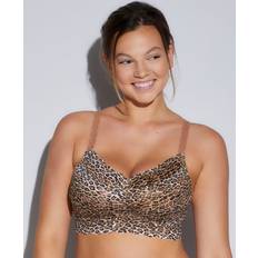 Luipaard Beha's Cosabella Never Say Never Printed Curvy Sweetie Bralette - Neutral Leopard