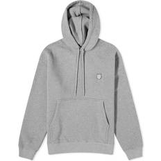 Maison Kitsuné Herre Sweatere Maison Kitsuné Bold Fox Head Patch Comfort Hoodie Grey Melange