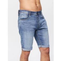 W38 Shorts Crosshatch men's 'tadcaster' denim shorts light wash