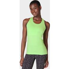 Hiking - Women Tank Tops Sweaty Betty Athlete Seamless Workout Tank Top, Zest Green Marl