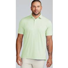 Modal Polo Shirts tasc Performance Cloud Polo Aloe Heather Men's Clothing Green