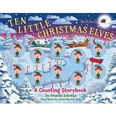 Books Ten Little Christmas Elves, Children's, Board Book, Amanda Sobotka