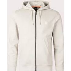 BOSS Men's Zip Through Zetalky Hoodie Tan 44/Regular