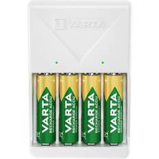Varta Plug Batteriladdare 4x AA 2600mAh