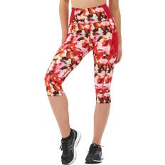 Multicoloured - Sportswear Garment Trousers & Shorts Pour Moi Energy Printed Mesh Panel Capri Legging