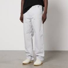 Lærred Bukser Carhartt WIP Double Knee Cotton-Canvas Trousers W38/L32 Stone