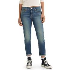 Normal Waist Jeans Levi's Women's Relaxed Boyfriend Tapered-Leg Jeans Working Late 32