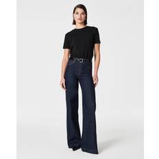 Spanx Jeans Spanx High-Rise Wide Leg Jeans Plus Stretch Denim - Raw Indigo