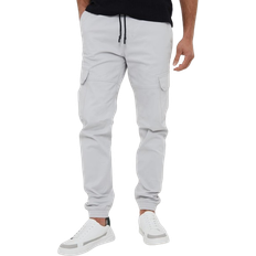 Cargo Trousers - White Threadbare Belfast Cargo Trousers - Off White