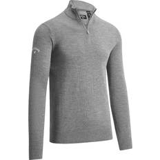 Callaway Truien Callaway 1/4 Zipped Sweater - Pearl Blue Heather