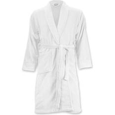 Coton Peignoirs Penguin Home Terry Bathrobe - White