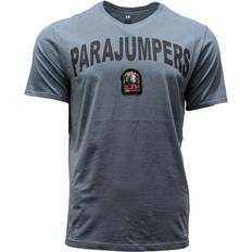 Parajumpers Men Clothing Parajumpers Buster Tee Blå-Grå Logo T-skjorte Blue L,M,S,Xl