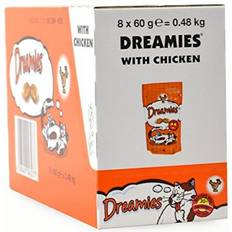 Dreamies Pets Dreamies Delicious Snacks with Chicken, 8 Pouches