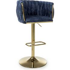 Gold Seating Stools Shankar Bellaire Linen Effect Bar Seating Stool