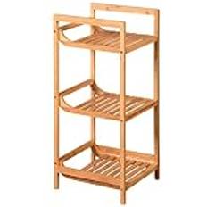 Kesper Claudia Badeværelsesreol Bambus 3 Hylder Væghylde 30cm