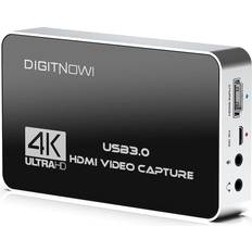 Capture & TV Cards Digitnow 4K HD USB 3.0 Video Capture Card With HDMI Loop-Out 4k 60Hz No Lag Passthrough For Video Recording,Support Capture Resolution Up to 4K NV12 Format,Compatible With PS5/Xbox