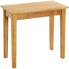 Rechteckige Kleintische HAKU Möbel Side Table Oak Kleintisch 30x56cm