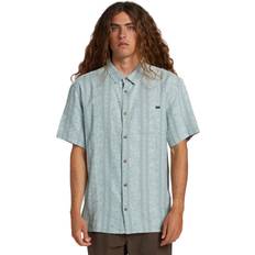 Clothing Billabong Men's Mens Sunday Jacquard Short Sleeve Shirt Blue