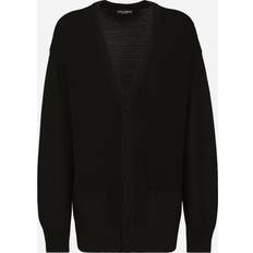 Herren - Mehrfarbig Cardigans Dolce & Gabbana Cardigan V-ausschnitt Mann Strickwaren Schwarz