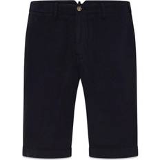 Oscar Jacobson Shorts Oscar Jacobson Poggio Washed Linen Shorts Navy