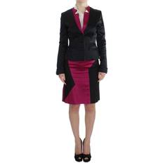 Black - Women Suits Exte Exte Chic Black and Pink Skirt Suit Women's Ensemble