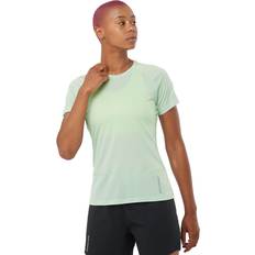 Salomon Damen Cross Run T-Shirt gruen