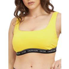 Yellow Bikini Tops Calvin Klein CK One Plus Swim Bralette Top