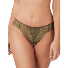 Green - Thongs Knickers Empreinte Cassiopee Thong