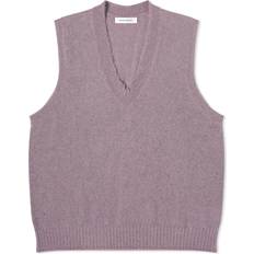 Hombre - Natural Chalecos Wood Wood Dallas Knit Vest - Royal Purple