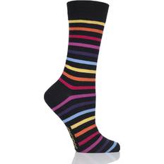 SockShop Bambù Calzini SockShop striped colour burst bamboo with smooth toe seams unisex pair