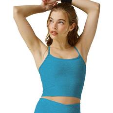 Yoga Tanktops Beyond Yoga KURZES TOP SPACEDYE SLIM RACERBACK in Blue. L, M, XL, XS