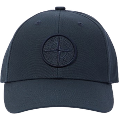 Stone Island Men Caps Stone Island Compass Canvas Baseball Cap - Navy Blue