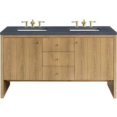 Oak Bathroom Furnitures James Martin Hudson (435-V60D-LNO-3PBL)