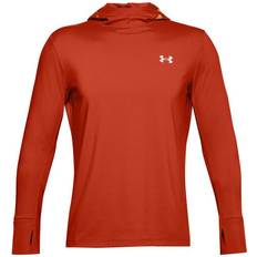 Clothing Under Armour ColdGear Mens Orange Running Hoodie